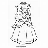 Free Printable Princess Peach Coloring Pages For Kids  Coloringus sketch template