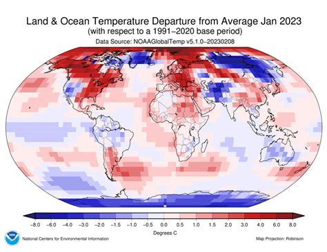 Assessing the Global Climate in January 2023 | News | National Centers for Environmental ...