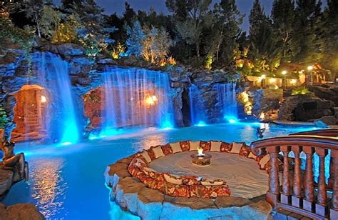 Breathtaking Pool Waterfall Design Ideas