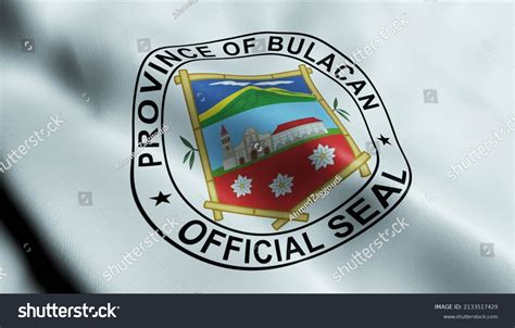 3d Illustration Waving Philippines Province Flag Stock Illustration ...