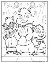 20 Alvin & The Chipmunks Coloring Pages Free Printables  Worksheets sketch template