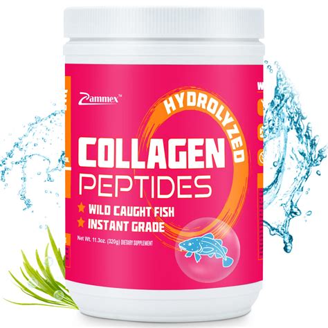 Buy Marine Collagen Peptides Powder Unflavored, Non-GMO Wild Caught Fish, Hydrolyzed Collagen ...