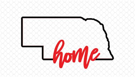 Nebraska Svg Nebraska State Outline Nebraska Home - Etsy