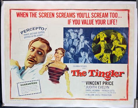 TINGLER, Original Vintage Linen-Backed Horror Movie Poster - Original Vintage Movie Posters