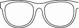Coloring Pages Of Glasses Inspirant Sunglasses Clipart Black And White  sketch template
