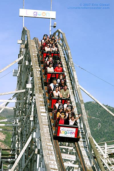 Utah's Historic Wooden Coaster | Roller Coaster, Lagoon