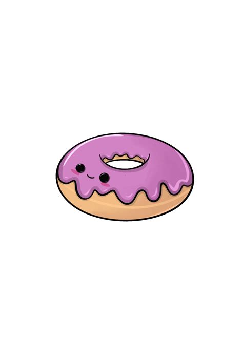 kawaii donut animation gif sticker loop by Selene Fernández on Dribbble