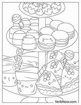 20 Free Dessert Coloring Pages For Kids And Adults  Blitsy sketch template