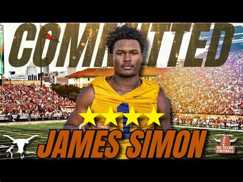 BREAKING: 4-Star RB James Simon COMMITS to the Longhorns! | Texas ...