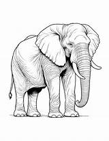 Free Printable Elephant Coloring Pages sketch template
