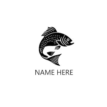 Premium Vector | Simple Fish Logo