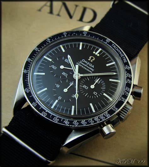 Omega Speedmaster Professional on Black NATO Strap Stylish Watches ...