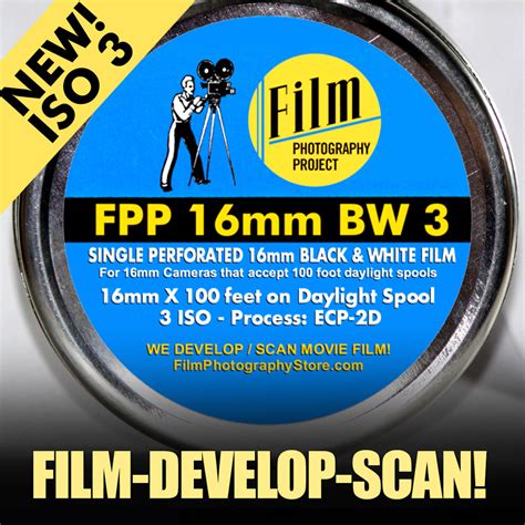 16mm Film - Single Perf BUNDLE - Film / Develop / Scan - 100ft – Film ...