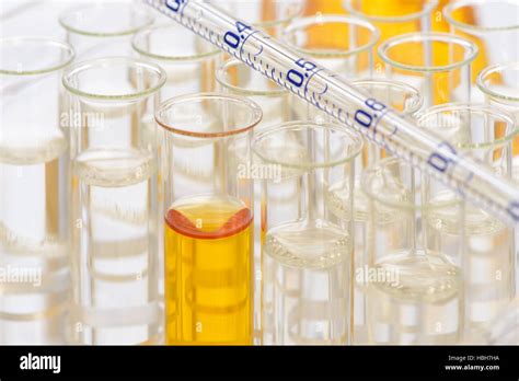 chemistry test tubes in laboratory Stock Photo - Alamy