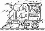 Coloring Pages Train Cars sketch template