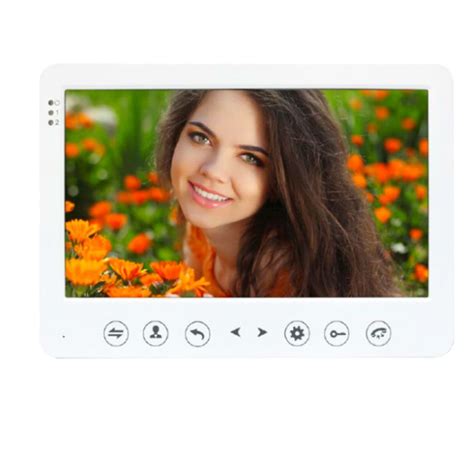 Colour HD Video Intercom Kit c/w 7inch White Touch Monitor - Cetnaj