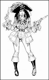 •Bondi William  Pirate Woman Pictures Queen sketch template