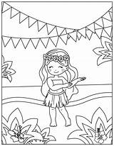 Free Printable Luau Coloring Pages  A Crazy Family sketch template