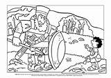 David And Goliath Coloring Pages Best For Kids – Postgray sketch template
