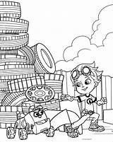 Rusty Rivets Coloring Picture  Nation sketch template