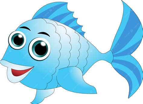 Clipart De Imagem De Desenho Animado De Peixe Azul PNG , Peixes De Clip ...