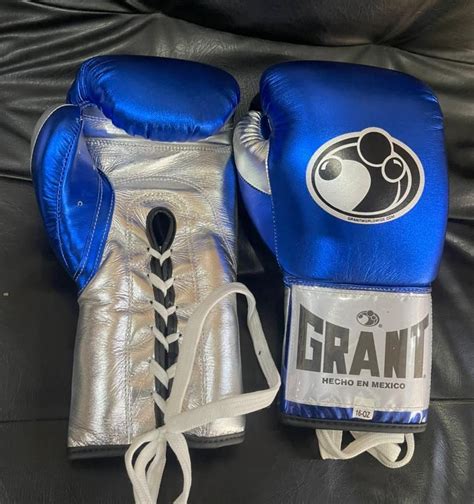 Silver Grant Boxing Gloves | anacondaamazonisland.com