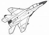 Airplane F 19 Stealth Fighter Coloring Page sketch template