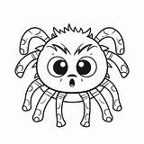 Spider Coloring Pages sketch template