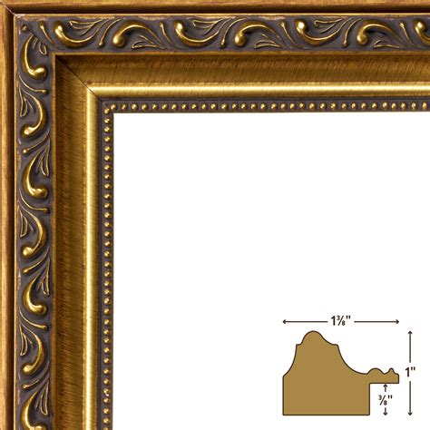 Craig Frames Ancien Ornate, Antique Gold Picture Frame, Square Sizes | eBay