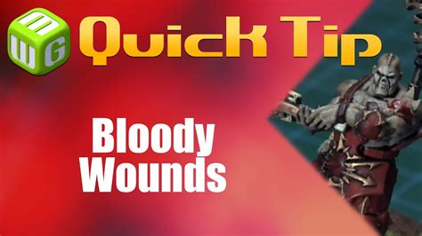 Quick Tip: Bloody Wounds - YouTube