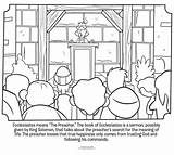 Ecclesiastes  Bible Coloring Pages Whats In The sketch template