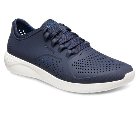 Crocs Men's LiteRide Pacer Sneakers Shoes Runners - Navy/White