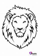 A Lion Coloring Page  Idih Speed sketch template