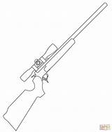 Sniper Rifle coloring Page  Free Printable Coloring Pages sketch template