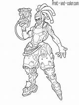 Overwatch coloring pages  Print And Colorcom sketch template