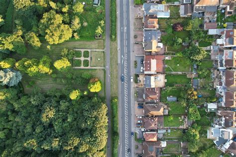 Aerial View of a Neighborhood · Free Stock Photo