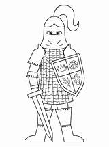 Premium Vector  Fairy Tale Black And White Knight Fantasy Line Armored sketch template