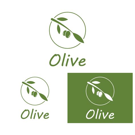 Olive oil logo nature 10757303 Vector Art at Vecteezy