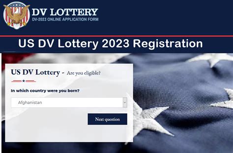 Dvlottery.state.gov 2023 Registration