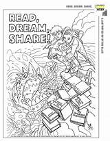Scholastic Book Fair Coloring Pages sketch template