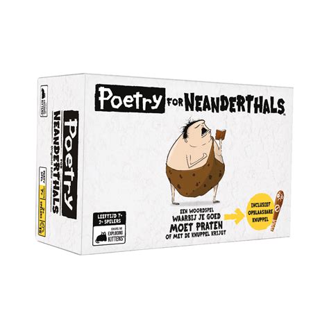 Poetry for Neanderthals NL | Game Mania