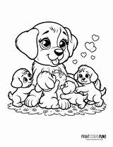 Coloring Pages For Puppies Unleash Your Pups Creativity sketch template