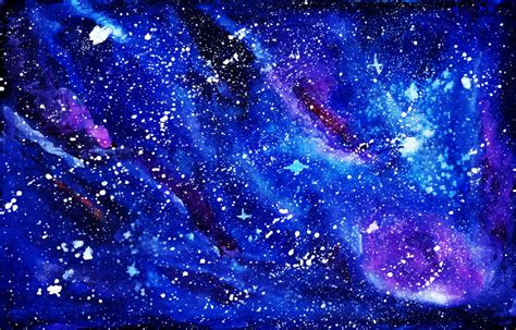 Galaxy Watercolor Painting 3394707 Vector Art at Vecteezy