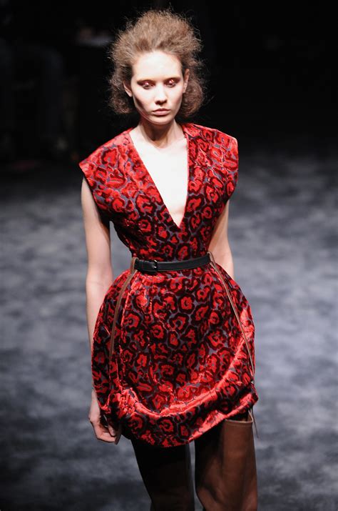 Miuccia Prada Brings Out the Fight for Fall 2009