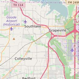 Grapevine Tx Zip Code Map - Table Rock Lake Map