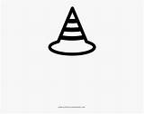 Traffic Cone Coloring Page  Line Art Free Transparent Clipart sketch template