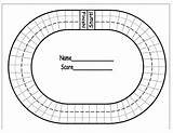 Oval Track Race Coloring Page Pages sketch template