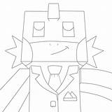 Minecraft Dantdm Coloring Pages sketch template