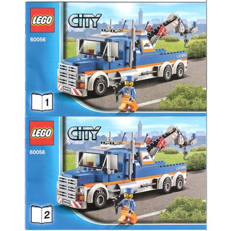 LEGO Tow truck Set 60056 Instructions | Brick Owl - LEGO Marketplace