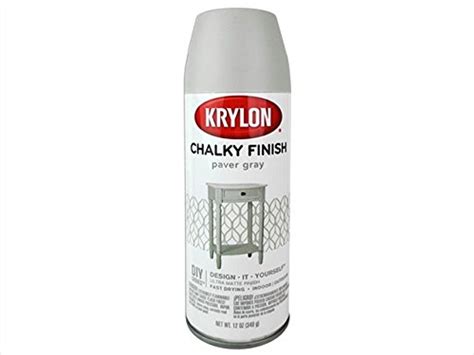Krylon K04105000 12 Oz Paver Gray Chalky Finish Spray Paint - Warehousesoverstock